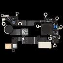 Repuesto flex de linterna y micrófono para iPhone 17 Pro, ideal para reparación de audio y flash.
