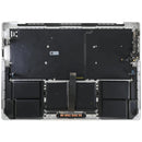 Tapa superior plateada con teclado ANSI US y batería para MacBook Pro 14" A2779 (2023), repuesto original.