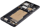 Pantalla OLED con marco Motorola Moto Signature XT2603 refurbished, color carbono, ideal para reparación de display.