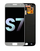Pantalla original Samsung Galaxy S7 Silver Titanium G930, repuesto para reparación display o LCD.