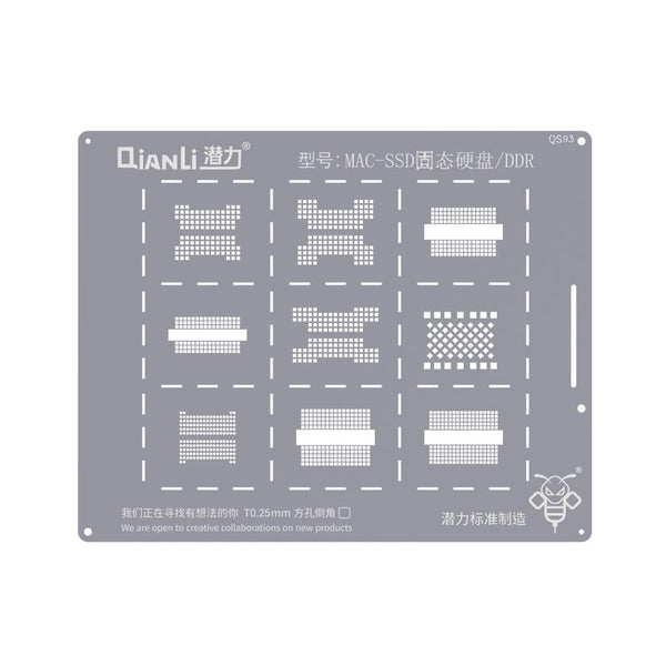 Plantilla Bumblebee (QS93) MAC-SSD,SSD/DDR (Qianli)