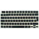 Kit de teclas Space Black para MacBook Air/Pro 2021-2026, repuesto de teclado Apple.
