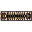 Conector FPC de 16 pines para cámara frontal de iPhone 17 Pro/Pro Max, repuesto de reparación.