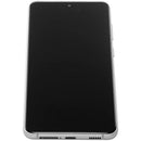 Pantalla OLED blanca de repuesto para Samsung Galaxy S21 FE 5G (G990) con marco, 120Hz para reparación de display.