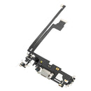 Puerto de carga para iPhone 12 Pro Max (Original usado) (Plata)