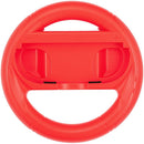 Volante de carreras rojo para Nintendo Switch Joy-Con, set de 2, compatible con Mario Kart.