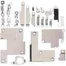 Juego completo de pequeños soportes metálicos para iPhone 16 Pro Max, ideal para reparación de piezas internas.