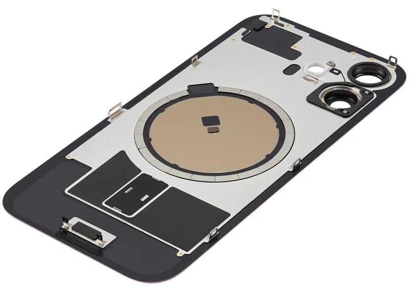 Compra la tapa trasera con placa de acero y MagSafe preinstalado para iPhone 16 en Guatemala.