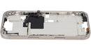 Mid-frame housing de iPhone 16 Pro (EU/Global) en titanio natural con botones de encendido y volumen.