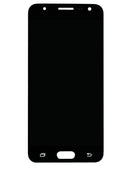 Pantalla LCD dorada refurbished para Samsung Galaxy J5 Prime (G570), repuesto para reparación de display.