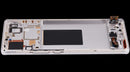 Pantalla OLED morada refurbished para Xiaomi 12 Pro/12S Pro con marco, ideal para reparación de display.