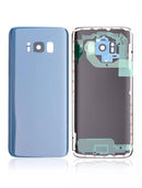 Encuentra la tapa trasera original en color Coral Blue para Samsung Galaxy S8 en Guatemala, ideal para reparaciones y garantías de talleres autorizados.