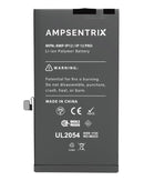Reparación de batería iPhone 12 Pro en Guatemala con garantía y componentes originales AmpSentrix Plus.