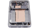 Pantalla OLED refurbished negra con marco para Xiaomi 15 Pro, ideal para reparación de display roto.