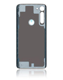 Tapa trasera de cristal para Motorola Moto G8 Power (XT2041-1 / XT2041-3 / 2020) (Negro Humo)
