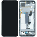 Pantalla LCD negra con marco para Xiaomi Mi 10T y Mi 10T Pro, repuesto para reparación de display.