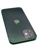Encuentra iPhone 12 seminuevo de 128GB en color negro, grado 1 como nuevo, con certificación y libre de fábrica en Guatemala.
