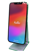 Venta de iPhone 12 Pro Max seminuevo en Guatemala, liberado de fábrica en color negro, con garantía y certificado de salud de batería al 86%.