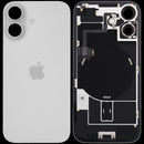 Tapa trasera usada iPhone 17 con MagSafe, NFC y flex de linterna, vidrio trasero A3XX para reparación.