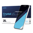 Pack de 25 protectores de pantalla UV Wrapd Crystal transparentes, film PET de repuesto.