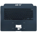 Tapa superior Midnight con teclado ANSI US para MacBook Air 15 A3448 M5, OEM genuino.