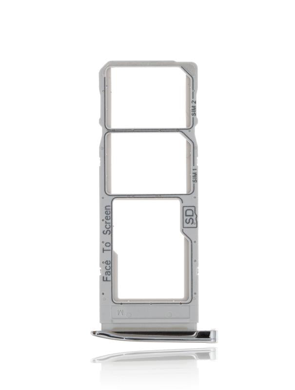 Bandeja para tarjeta SIM doble para Motorola Moto G7 / G7 Plus (Plata)
