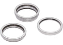 Anillo bisel de cámara trasera plateado para iPhone 14 Pro/Pro Max (A2659, A2889), repuesto de pieza Apple.