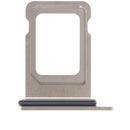 Bandeja SIM dorada original para iPhone 12 Pro Max A2342, A2410, A2411, repuesto service pack.
