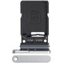 Bandeja SIM individual blanca premium para Samsung Galaxy S25 FE 5G (SM-S731B), repuesto para reparación.