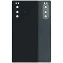 Tapa trasera original negra para Sony Xperia 5, repuesto para reparación XQ-AS52, XQ-AS62, XQ-AS72.