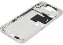 Marco medio blanco titanio para iPhone 16 Pro Max A2894/A3088, con botones y chasis de repuesto.