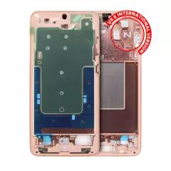 Compra al mayor el marco medio de carcasa en naranja arenoso para Samsung Galaxy S24 Plus 5G en Guatemala.