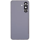 Tapa trasera violeta claro para Samsung Galaxy A37 5G (A376) con lente de cámara, repuesto aftermarket.