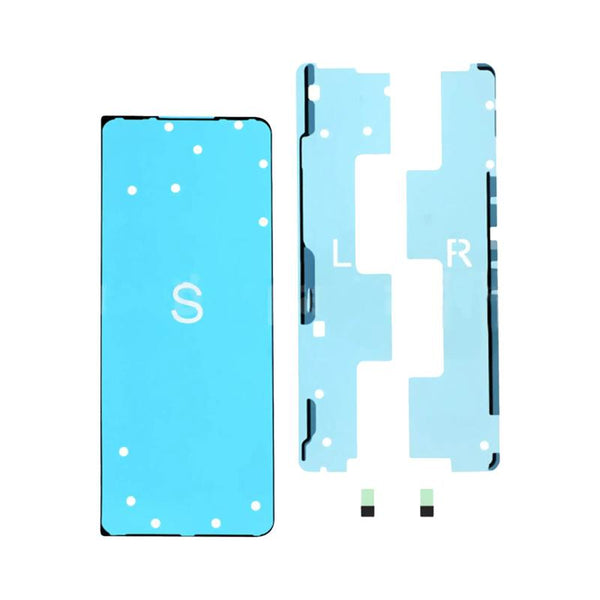 Kit de re-trabajo original para Samsung Galaxy Z Fold 5 con cinta adhesiva en Guatemala, ideal para reparaciones y talleres de servicio técnico.