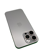 Encuentra iPhone 15 Pro Max Seminuevo en Guatemala, certificado y con salud de batería al 99%, en Natural Titanium de 256GB.
