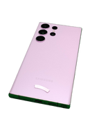 Encuentra Galaxy S23 Ultra seminuevo en Guatemala, libre de fábrica, 256GB, con certificado y salud de batería al 94% en color Lavender.