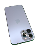 iPhone 13 Pro Max seminuevo en Guatemala, libre de fábrica, certificado y con batería al 86%, disponible en color azul con 128GB de almacenamiento.