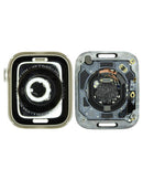 Tapa trasera usada Apple Watch Series 8 GPS + Cellular 41mm aluminio color Starlight para reparación de chasis.
