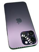 Encuentra iPhone 14 Pro Max seminuevo en Guatemala con certificación de grado 1 y salud de batería al 100%.