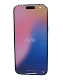 Venta de iPhone 16 Pro Max seminuevo en Guatemala, certificado como nuevo, con salud de batería al 100% y E-sim, en color negro y 256GB.