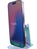 Venta de iPhone 16 Pro Max seminuevo en Guatemala, certificado como nuevo, con salud de batería al 100% y E-sim, en color negro y 256GB.