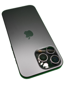 Venta de iPhone 16 Pro Max seminuevo en Guatemala, certificado como nuevo, con salud de batería al 100% y E-sim, en color negro y 256GB.