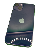 Venta de iPhone 13 seminuevo en Guatemala, color negro, libre de fábrica, certificado y con salud de batería al 82%.