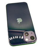 Venta de iPhone 13 seminuevo en Guatemala, color negro, libre de fábrica, certificado y con salud de batería al 82%.