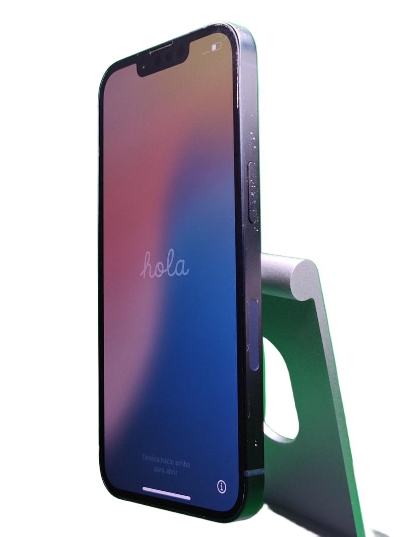 Encuentra iPhone 13 seminuevo negro de 128GB con certificado de grado 1 como nuevo en Guatemala.