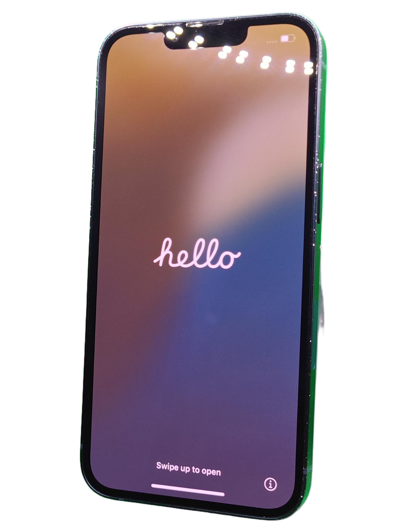 Encuentra iPhones 13 seminuevos grado 1 como nuevos en Guatemala, con 128GB y salud de batería al 86%, certificados y libres de fábrica.