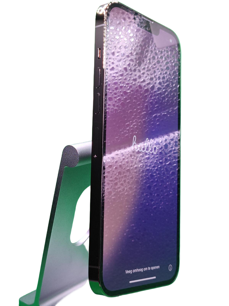 Encuentra iPhone 13 Pro Max seminuevo en Guatemala, liberado de fábrica, grado 1, con salud de batería al 85%, certificado y con SIM física.