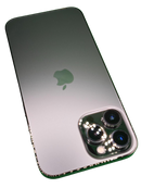 Encuentra iPhone 13 Pro Max seminuevo en Guatemala, liberado de fábrica, grado 1, con salud de batería al 85%, certificado y con SIM física.