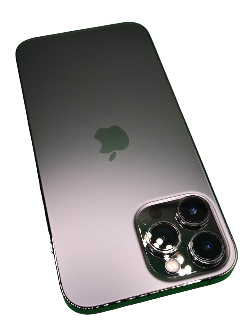 Encuentra iPhone 13 Pro Max seminuevo en Guatemala, certificado y con salud de batería al 80%.