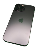 Venta de iPhone 13 Pro Max seminuevo en Guatemala, negro, 128GB, libre de fábrica, certificado, con salud de batería al 84% en estado como nuevo.